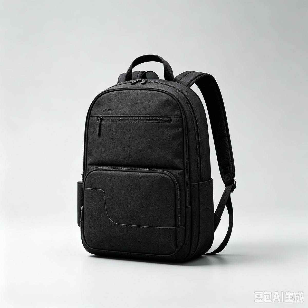 Jandshu Minimalist 15.6 Inch Laptop Business Backpack, Graphite Black