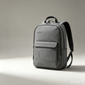 Jandshu Rock Gray Casual Minimalist Work Backpack, Multi-Pocket Laptop Daypack